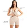 imagePopilush Shapewear Dress Ruched Bodycon  Deep V Neck Maxi Formal Dresses Built in Shapewear Sleeveless Long DressChampagne
