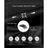 imagePopilush Shapewear Faux Leather Skirts with Built in Shapewear Tummy Control High Waist Midi Skirt with Shaper for WomenBlack