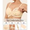 imagePopilush Bras for Women No Underwire Supportive Push Up Bralettes Wireless Full Coverage Plus Size TShirt BraSkin