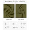 imagePopilush Long Sleeve Midi Dress Bodycon Party Dress Shapewear Tummy Control Cocktail Dresses Builtin BraGreen Midi Dress
