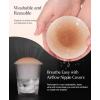 imagePopilush Nipple Covers for Women Sticky Bra Silicone Adhesive  Breathable Invisible Reusable for Wedding Backless DressesCaramel