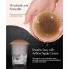 imagePopilush Nipple Covers for Women Sticky Bra Silicone Adhesive  Breathable Invisible Reusable for Wedding Backless DressesMocha