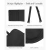 imagePopilush Strapless Bandeau Bras for Women Support Bralettes Minimizer Bra Unlined Underwire Everyday Bras Tube TopBlack