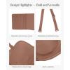 imagePopilush Strapless Bandeau Bras for Women Support Bralettes Minimizer Bra Unlined Underwire Everyday Bras Tube TopBrown