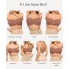 imagePopilush Strapless Bandeau Bras for Women Support Bralettes Minimizer Bra Unlined Underwire Everyday Bras Tube TopBrown