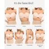 imagePopilush Strapless Bandeau Bras for Women Support Bralettes Minimizer Bra Unlined Underwire Everyday Bras Tube TopPink