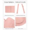 imagePopilush Strapless Bandeau Bras for Women Support Bralettes Minimizer Bra Unlined Underwire Everyday Bras Tube TopPumpkin