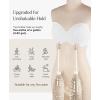 imagePopilush Strapless Bandeau Bras for Women Support Bralettes Minimizer Bra Unlined Underwire Everyday Bras Tube TopWhite Zebra