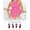 imagePopilush Body Suits for Womens  Sleeveless Crew Neck Tank Top  Tummy Control Shapewear Bodysuit  Going Out TopsHot Pink