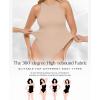 imagePopilush Body Suits for Womens  Sleeveless Crew Neck Tank Top  Tummy Control Shapewear Bodysuit  Going Out TopsLight Carmine Pink