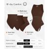 imagePopilush Body Suits for Womens  Sleeveless Crew Neck Tank Top  Tummy Control Shapewear Bodysuit  Going Out TopsMocca