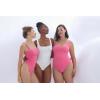 imagePopilush Bodysuit for Women Sleeveless Summer Tank Top ThongPink