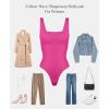 imagePopilush Bodysuit for Women Sleeveless Summer Tank Top ThongPink