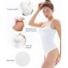 imagePopilush Bodysuit for Women Sleeveless Summer Tank Top ThongWhite