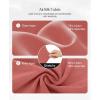 imagePopilush Bodysuits for Women Short Sleeve Round Neck Casual Basic T Shirt Thong Bodysuit TopsRose Redlight Khaki