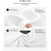 imagePopilush Bodysuits for Women Short Sleeve Round Neck Casual Basic T Shirt Thong Bodysuit TopsWhite