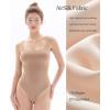 imagePopilush Double Lined Square Neck Body suits Backless Bodysuit Tank Tops Comfortable Bodysuits TopsNudetank Top Bodysuit