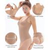 imagePopilush Double Lined Square Neck Body suits Backless Bodysuit Tank Tops Comfortable Bodysuits TopsNudetank Top Bodysuit