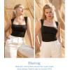 imagePopilush Shapewear Bodysuits for Women Sleeveless Tank Tops Square Neck Tummy Control Body Suit Bluetag CollectionBlack