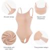 imagePopilush Tank Top Bodysuits for Women Double Lined Tops Sleeveless Thong Body Suits CloudSenseNude