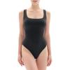 imagePopilush Bodysuit for Women Sleeveless Summer Tank Top ThongBlack