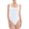 imagePopilush Bodysuit for Women Sleeveless Summer Tank Top ThongWhite