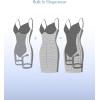 imagePopilush Corset Midi Dress Deep VNeck Adjustable Strape Summer Ruched Dresses Tummy Control Built in ShapewearWhite