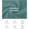 imagePopilush Shapewear Jumpsuits for Women Builtin Bra Square Neck Rompers Shorts Bodycon Bodysuits Summer OutfitsGreen