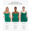 imagePopilush Womens Summer Maxi Dress  Shapewear Long Formal Cocktail Party Dresses Ruched Bodycon DressGreen
