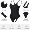 imagePopilush Bodysuit for Women Shapewear Tummy Control Seamless Backless Body Shaper for DressesBlack