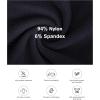 imagePopilush Jumpsuits for Women BuiltIn Bra Square Neck Ribbed Bodycon Workout Seamless Leggings Rompers BodysuitsBlack