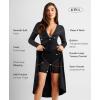 imagePopilush Long Sleeve Formal Dresses for Women 8 In 1 Bodycon Dress with Built In Shapewear Wedding Guest Dress 2024Black