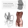 imagePopilush Long Sleeve Formal Dresses for Women 8 In 1 Bodycon Dress with Built In Shapewear Wedding Guest Dress 2024Brown