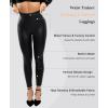 imagePopilush Shapewear Leggings Leather Pants  Faux Leather Leggings for Women Tummy Control Hight Waisted Pleather PantsBlackleggings
