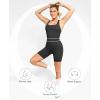 imagePopilush Shapewear Romper Shorts Romper For Women Bodycon Jumpsuit Workout Romper RacerbackBlack