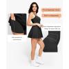 imagePopilush Shapewear Tennis Dress for Women With Builtin Bra Shorts Pockets  Athletic Mini Dress for Workout and GolfBlack
