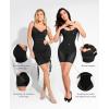 imagePopilush Corset Dress  Summer Club Outfits for Women Built in Bra Shapewear Drawstring Adjustable Ruched Mini DressesBlack