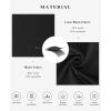 imagePopilush Corset Dress Built in Shapewear  Formal Dress for Women Deep V Neck Maxi Slip Bridesmaid Dresses for WeddingPure Black