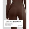 imagePopilush Jumpsuits for Women Long Sleeve BuiltIn Bra Square Neck Full Length Leggings Bodycon Stretch Workout OutfitsBrown