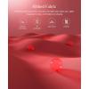 imagePopilush Jumpsuits for Women Long Sleeve BuiltIn Bra Square Neck Full Length Leggings Bodycon Stretch Workout OutfitsRed