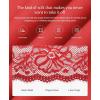 imagePopilush Lace Bodysuits for Women  V Neck Tummy Control Shapewear with Underwire Bra Side Zipper  Club OutfitsRed