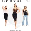 imagePopilush Shapewear Bodysuit Tummy Control  Deep V Neck Sleeveless Lace Corset Shapewear Tops Body ShaperBrown
