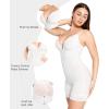imagePopilush Shapewear Bodysuit Tummy Control  Deep V Neck Sleeveless Lace Corset Shapewear Tops Body ShaperWhite