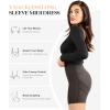 imagePopilush Shapewear Cocktail Dress Backless Shaper Dress with Built in Shapewear Long Sleeve Cocktail Dresses for WomenBlack