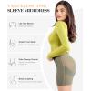 imagePopilush Shapewear Cocktail Dress Backless Shaper Dress with Built in Shapewear Long Sleeve Cocktail Dresses for WomenDark Green