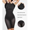 imagePopilush Shapewear Dress Built in Bra Halter Neck Sleeveless Backless ALine Wedding Guest Midi Dresses for WomenBlack
