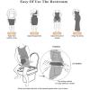 imagePopilush Shapewear Dress Built in Bra Halter Neck Sleeveless Backless ALine Wedding Guest Midi Dresses for WomenGreen