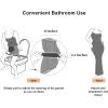 imagePopilush Shapewear Dress Ruched Dresses for Women Shaper Dresses Business Casual Dress Womens Midi Pencil DressBlue
