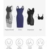 imagePopilush Shapewear Dress Workwear Built in Shapewear Dress Square Neck Sleeveless Dress 3D HIPS OfferBlue