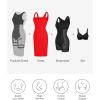 imagePopilush Shapewear Dress Workwear Built in Shapewear Dress Square Neck Sleeveless Dress 3D HIPS OfferRed